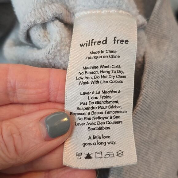 ARITZIA,wilfred free Gray Sweatshirt, Size S, Aritzia Brand NWOT! - Picture 5 of 7